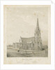 Burton-upon-Trent - Christ Church and Schools: engraving, nd [1789-1850] by Charles Joseph Hullmandel