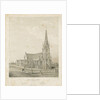 Burton-upon-Trent - Christ Church and Schools: engraving, nd [1789-1850] by Charles Joseph Hullmandel