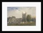 Butterton Church: water colour painting, nd [c1830-1840] by Lewis John Wood
