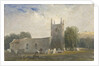 Butterton Church: water colour painting, nd [c1830-1840] by Lewis John Wood