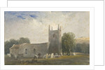 Butterton Church: water colour painting, nd [c1830-1840] by Lewis John Wood