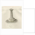 Font in Calton Chapel - Now 'St. Mary's Church' by John Buckler