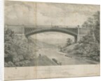 Calton Bridge: zinc lithograph by Louis Haghe