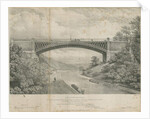 Calton Bridge: zinc lithograph by Louis Haghe