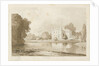 Hatherton Hall: sepia drawing, 1843 by Thomas Peploe Wood