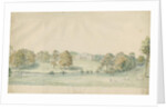 Canwell Hall: tinted pencil drawing by Stebbing Shaw