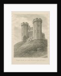 Castle Church - Stafford Castle: sepia drawing, 1837 by John Buckler