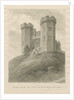 Castle Church - Stafford Castle: sepia drawing, 1837 by John Buckler