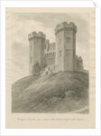 Castle Church - Stafford Castle: sepia drawing, 1837 by John Buckler