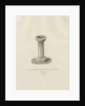 Castle Church - Font in Church by John Buckler
