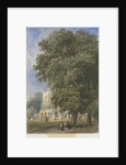 Caverswall Church: water colour painting, nd [c1830-1840] by Lewis John Wood