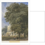 Caverswall Church: water colour painting, nd [c1830-1840] by Lewis John Wood