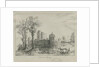 Caverswall Castle: ink sketch, nd [?19th cent] by School English