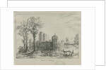 Caverswall Castle: ink sketch, nd [?19th cent] by School English