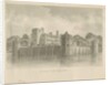 Caverswall Castle: sepia drawing, 1840 by John Buckler