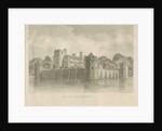 Caverswall Castle: sepia drawing, 1840 by John Buckler