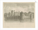 Caverswall Castle: sepia drawing, 1840 by John Buckler