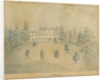 Charnes Hall: pencil and wash drawing, nd [19th cent] by C.B Ash