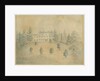 Charnes Hall: pencil and wash drawing, nd [19th cent] by C.B Ash