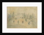 Charnes Hall: pencil and wash drawing, nd [19th cent] by C.B Ash