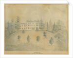 Charnes Hall: pencil and wash drawing, nd [19th cent] by C.B Ash