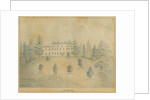 Charnes Hall: pencil and wash drawing, nd [19th cent] by C.B Ash