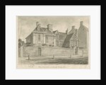 Tean Hall: sepia drawing, 1841 by John Chessell Buckler