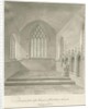 Interior of Cheddleton Church by John Buckler