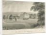 Cheddleton - Ashcombe Hall: sepia drawing, 1844 by John Buckler