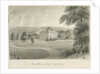 Cheddleton - Ashcombe Hall: sepia drawing, 1844 by John Buckler