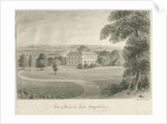 Cheddleton - Ashcombe Hall: sepia drawing, 1844 by John Buckler