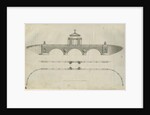 Chillington Park - Proposed Bridge: sepia drawing, nd [1789] by John Soane