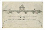 Chillington Park - Proposed Bridge: sepia drawing, nd [1789] by John Soane