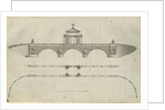 Chillington Park - Proposed Bridge: sepia drawing, nd [1789] by John Soane
