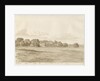 Chillington Hall: sepia drawing, 1820 by Cornelius Varley