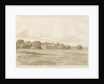 Chillington Hall: sepia drawing, 1820 by Cornelius Varley