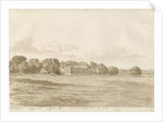 Chillington Hall: sepia drawing, 1820 by Cornelius Varley