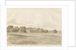 Chillington Hall: sepia drawing, 1820 by Cornelius Varley