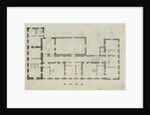 Chillington Hall: pen and pencil drawing, nd [1789] by John Soane