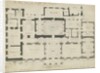 Chillington Hall: pen and pencil drawing, nd [1789] by John Soane