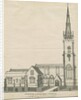 Clifton Campville Church: pen and sepia drawing, nd [?19th cent] by School English