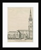 Clifton Campville Church: pen and sepia drawing, nd [?19th cent] by School English