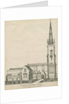 Clifton Campville Church: pen and sepia drawing, nd [?19th cent] by School English