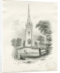 Clifton Campville Church: lithograph, 1839 by School English