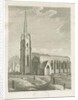 Clifton Campville Church: engraving, nd [c 1790] by Stebbing Shaw