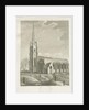 Clifton Campville Church: engraving, nd [c 1790] by Stebbing Shaw