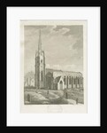 Clifton Campville Church: engraving, nd [c 1790] by Stebbing Shaw