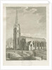 Clifton Campville Church: engraving, nd [c 1790] by Stebbing Shaw