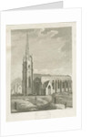 Clifton Campville Church: engraving, nd [c 1790] by Stebbing Shaw