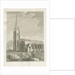 Clifton Campville Church: engraving, nd [c 1790] by Stebbing Shaw